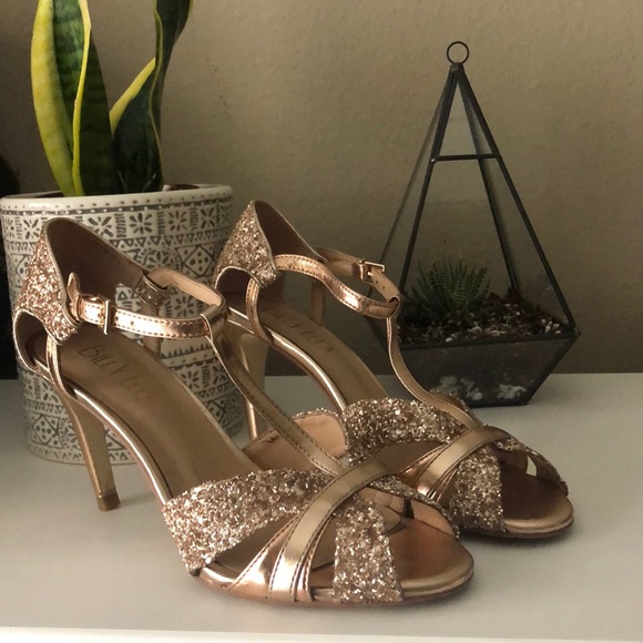 Anthropologie Shoes - 🌟EUC🌟Billy Ella Rose Gold Heels